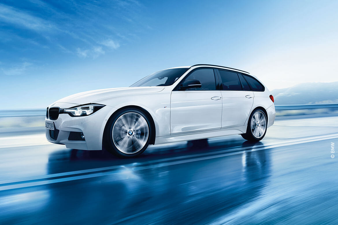 Die Stadt steht Ihnen offen: Mit dem BMW 3er Touring für Gewerbekunden mit V-Leasing für 399,- € monatlich