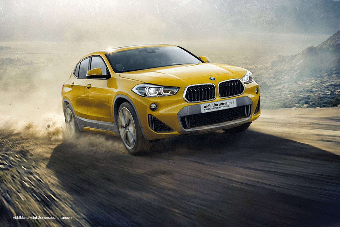 Der BMW X2. Auch mit Business Paket* zu attraktiven Konditionen.