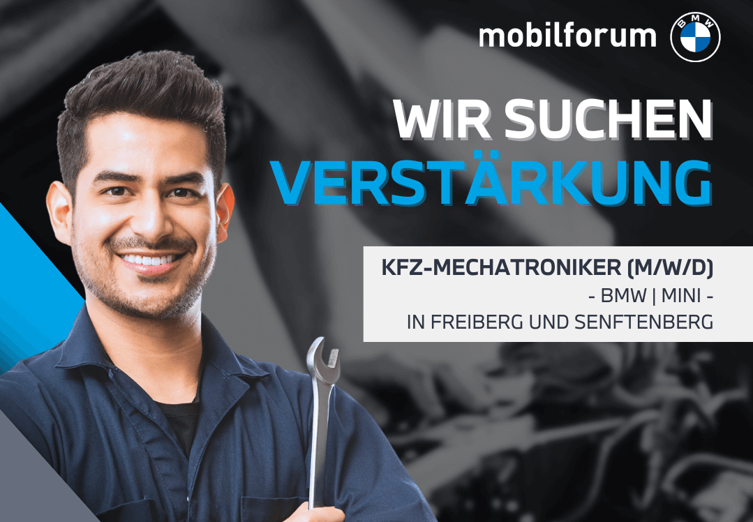 Kfz-Mechatroniker (m/w/d) – BMW | MINI – Standort Freiberg und Senftenberg